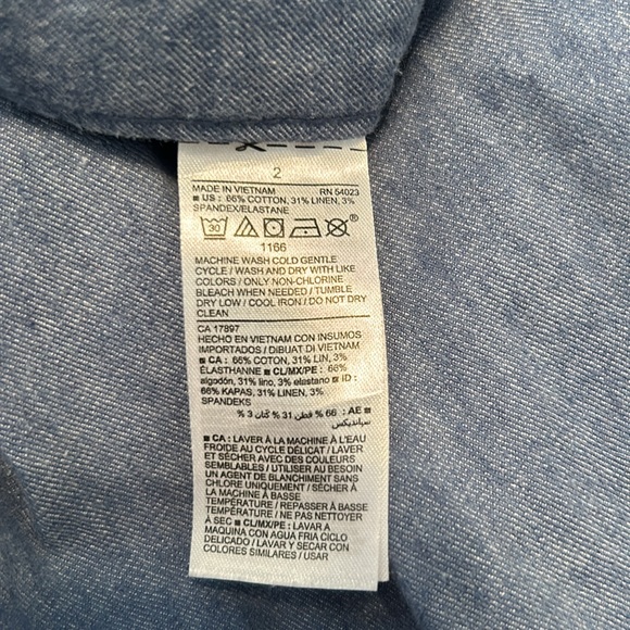 Old Navy Pixie Linen Pant Size 2 - Picture 10 of 16